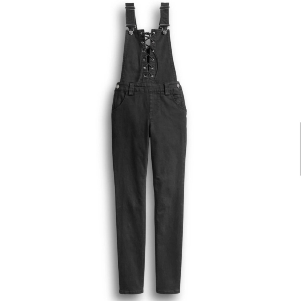 Harley-Davidson Black Women's Jeans Overalls